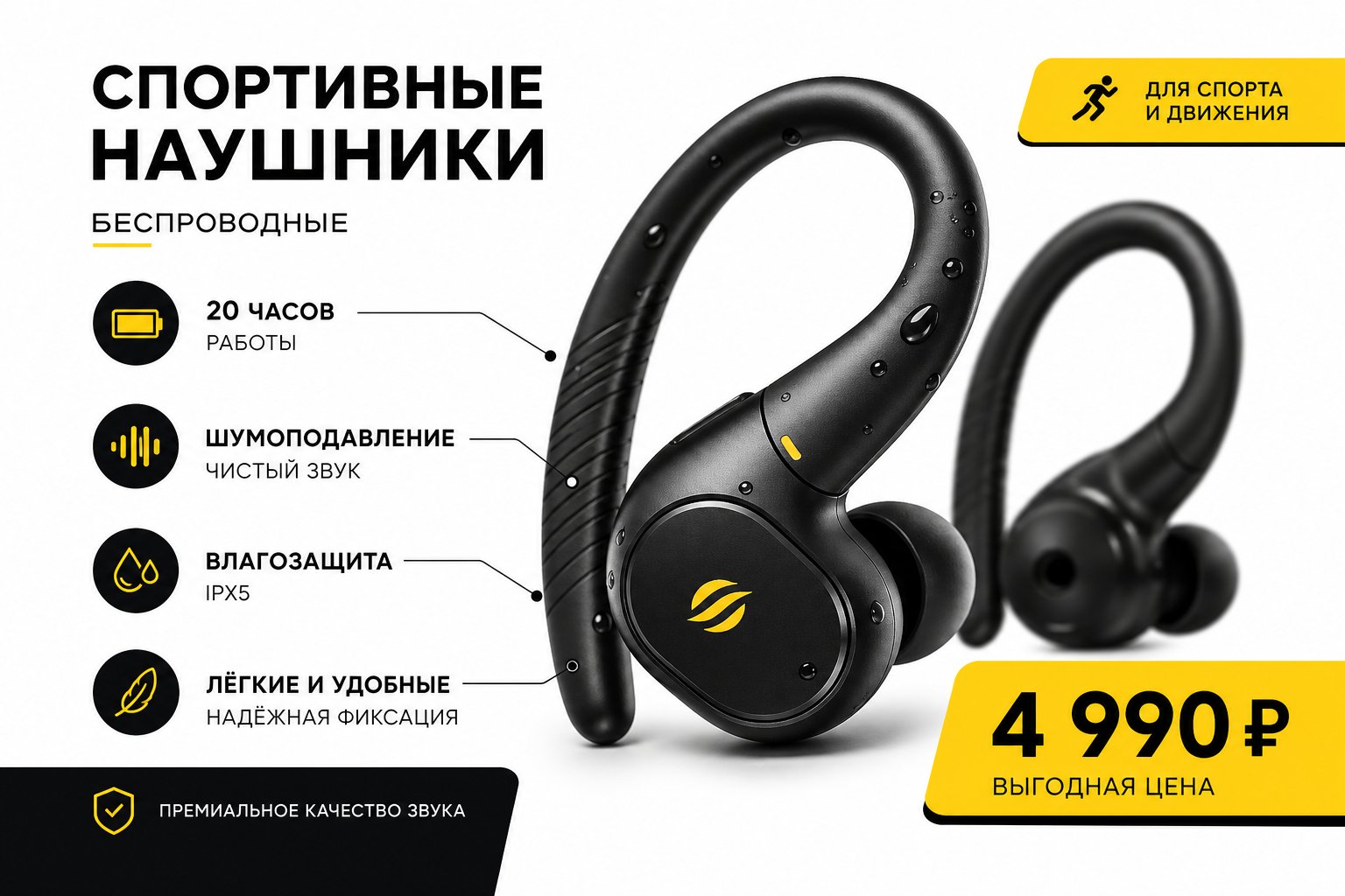 Инфографика-карточка товара с преимуществами